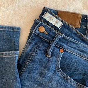 Madewell medium wash high rise skinny